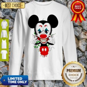 Alternative view of Premium Mickey Mouse Joker Face Shirt