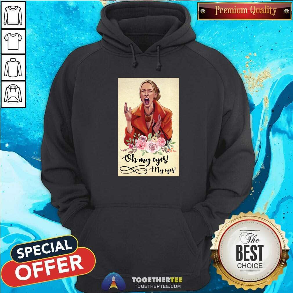 Funny Lady Emotion Oh My Eyes Shirt - Image 5