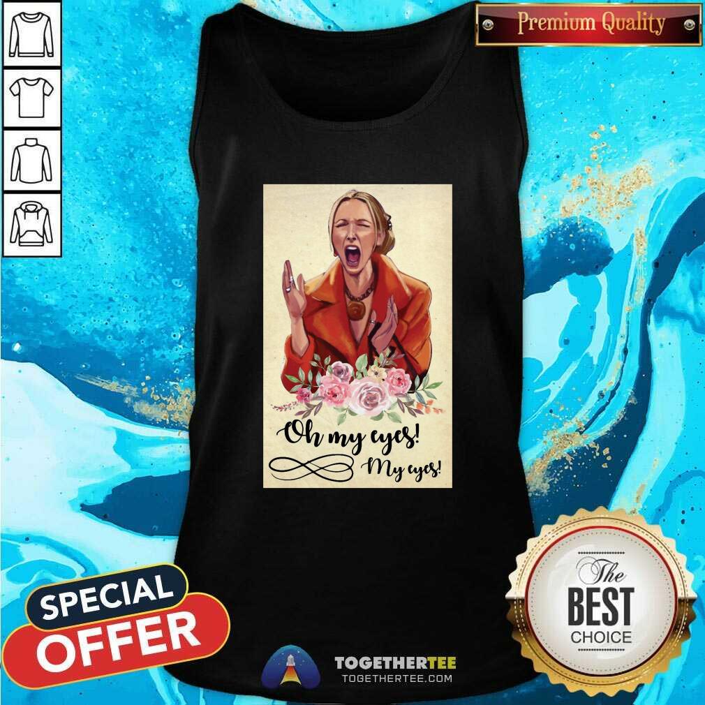 Funny Lady Emotion Oh My Eyes Shirt - Image 4