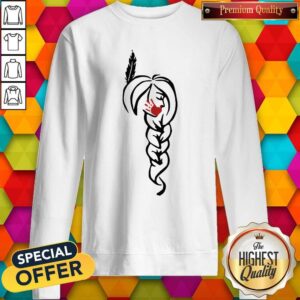 Alternative view of Good Native American Red Hand Shirt