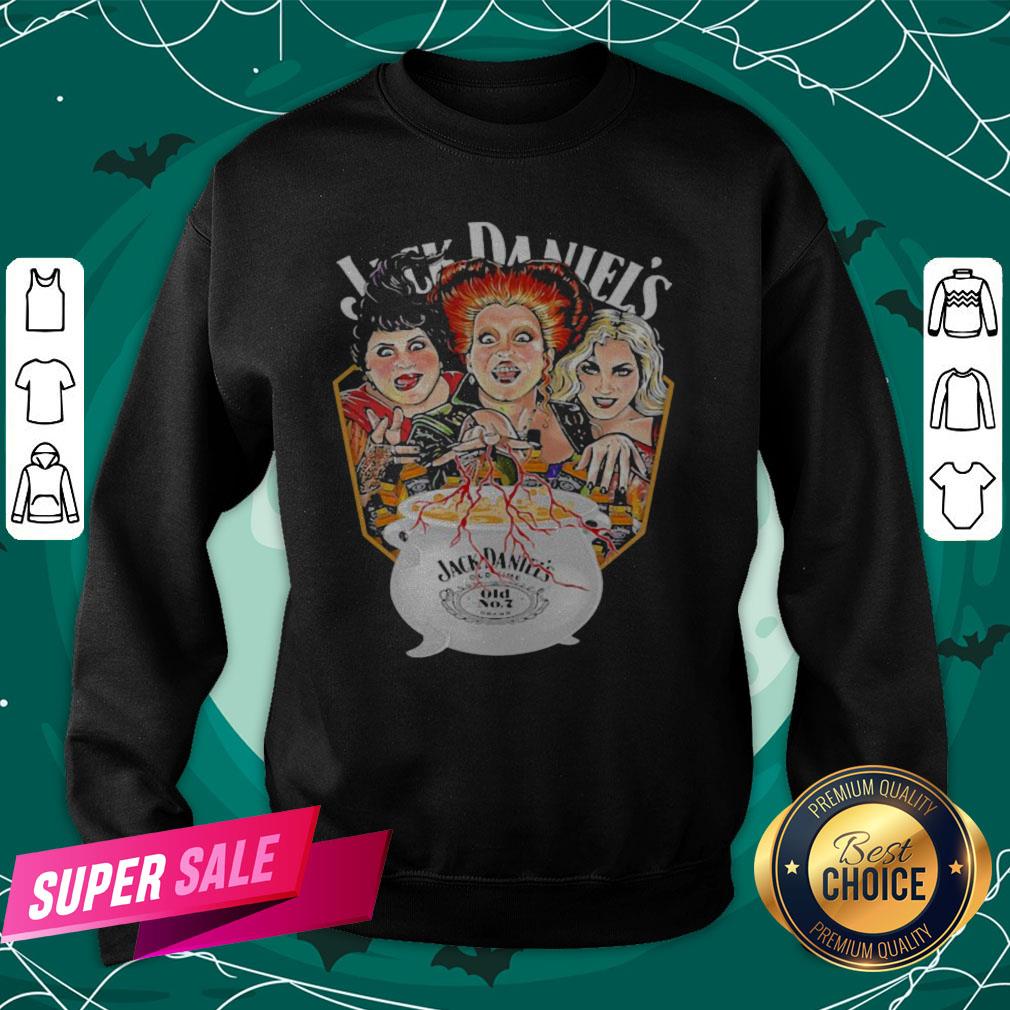 Halloween Hocus Pocus Witch Jack Daniels Shirt - Image 4