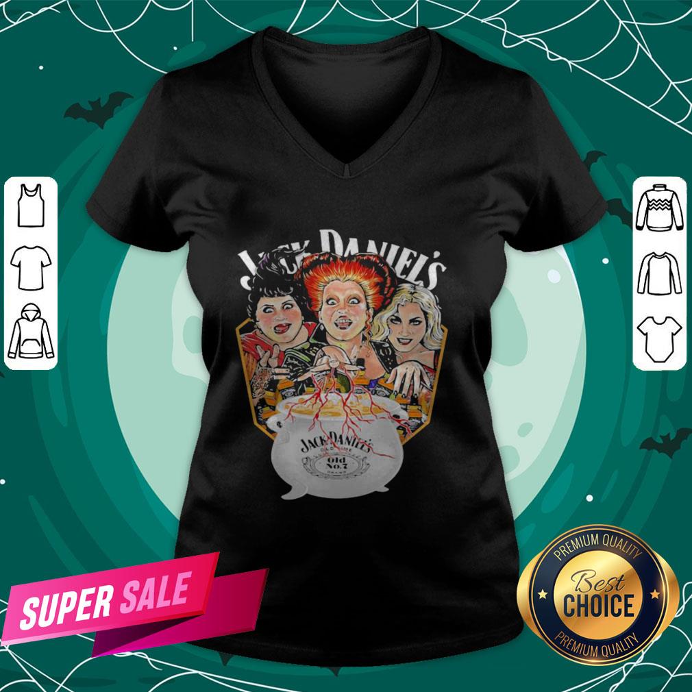 Halloween Hocus Pocus Witch Jack Daniels Shirt - Image 2