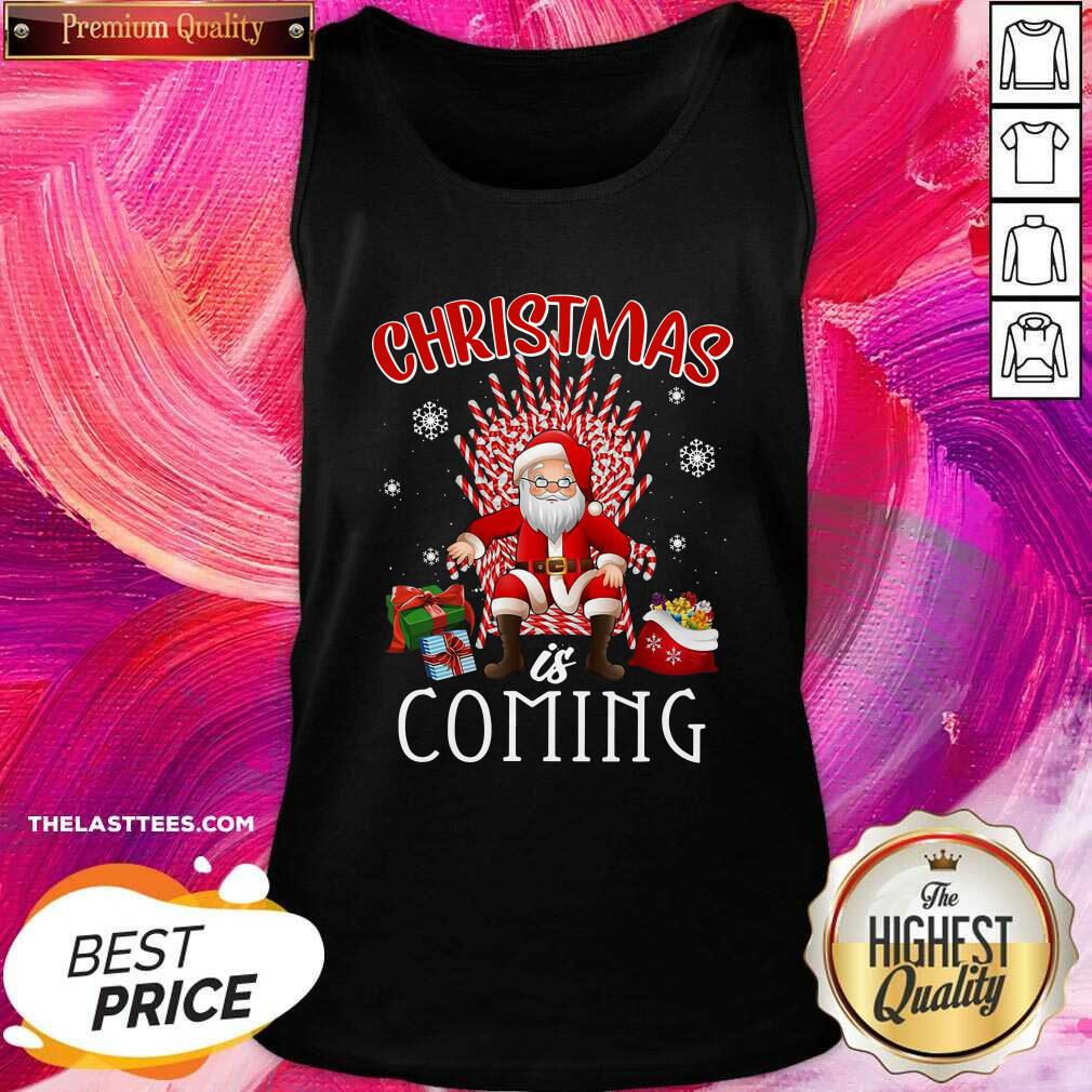 Official Santa Claus Christmas Is Coming Shirt - Image 3