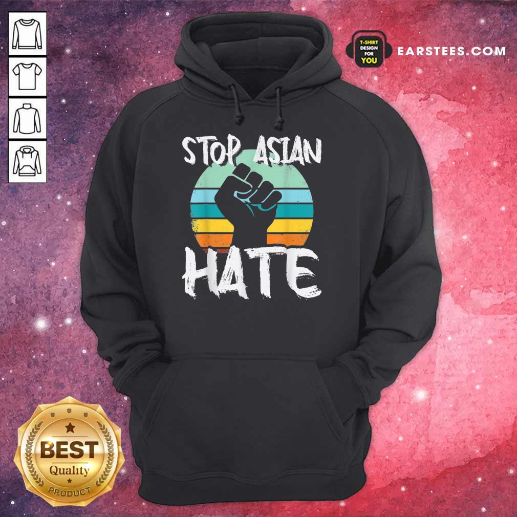 Good Stop Asian Hate Hand Vintage Shirt - Image 4