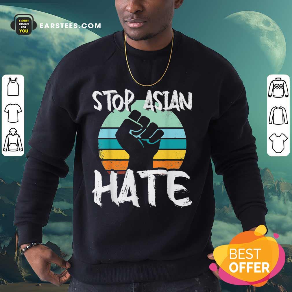 Good Stop Asian Hate Hand Vintage Shirt - Image 3