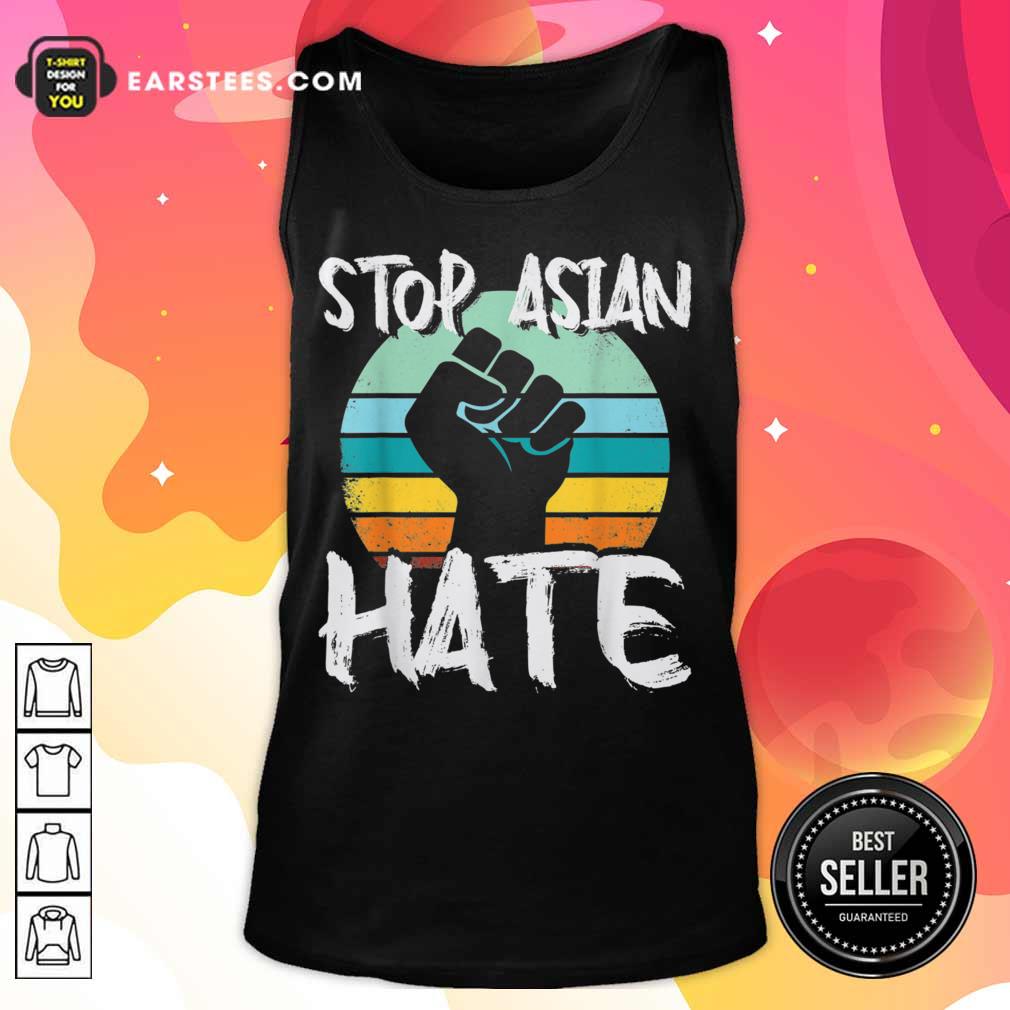 Good Stop Asian Hate Hand Vintage Shirt - Image 2