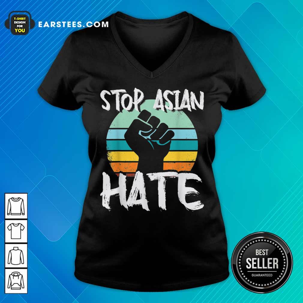 Good Stop Asian Hate Hand Vintage Shirt - Image 5