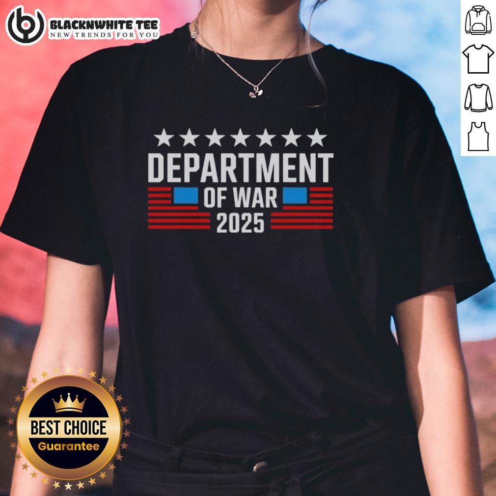 Nice Department of War Est 2025 USA T-Shirt - Image 3