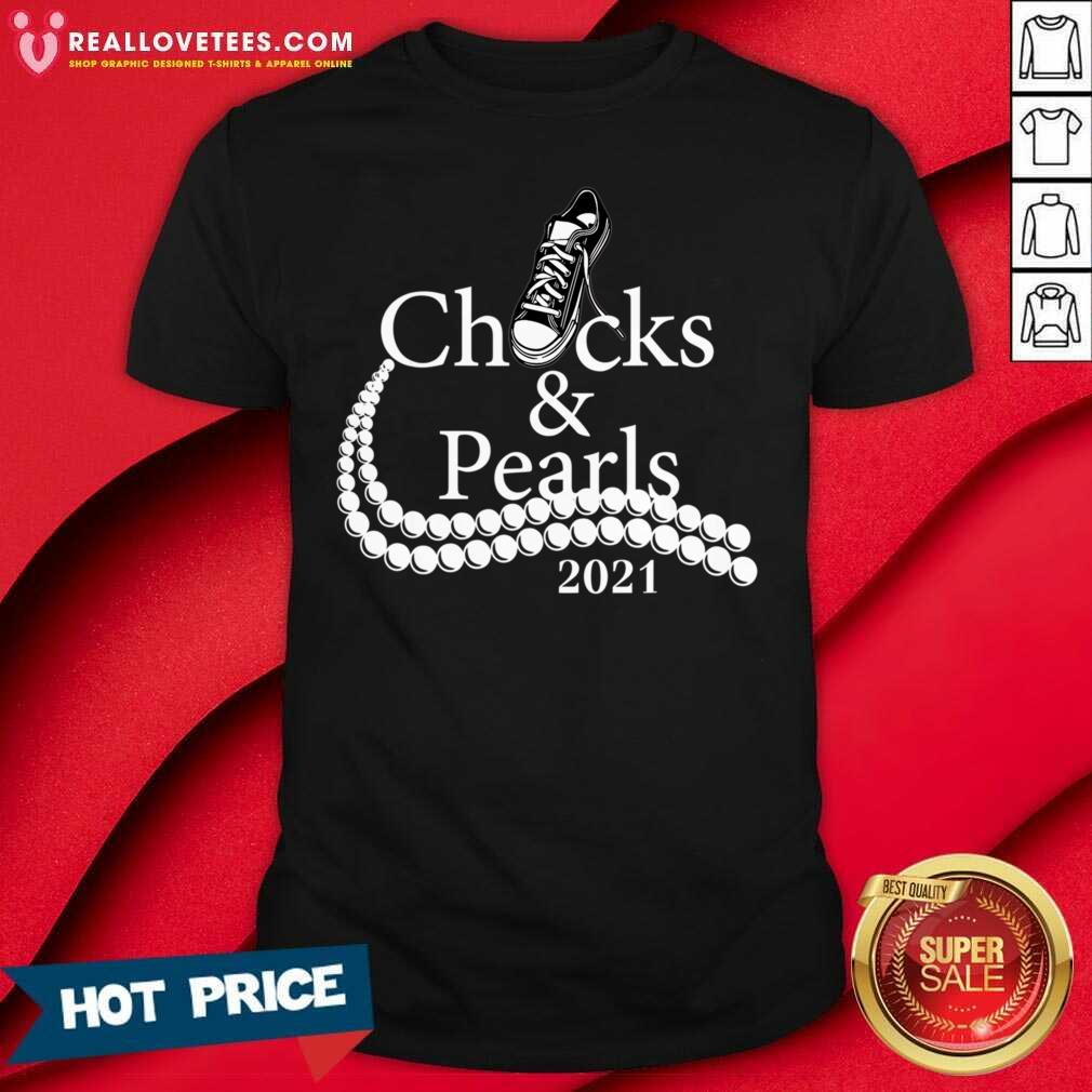 Premium Kamala Harris Chucks And Pearls 2021 Shirt