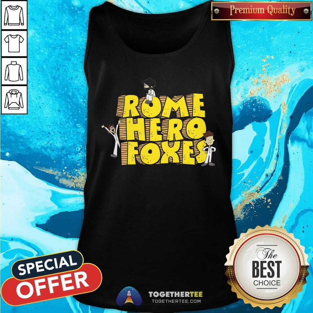 Rome Hero Foxes Schoolhouse T-Shirt - Image 3
