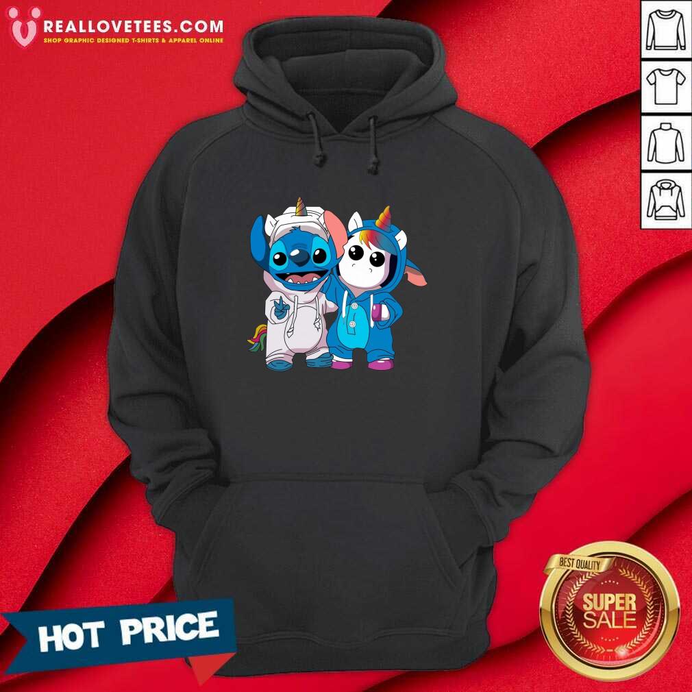 Cute Lilo And Stitch With Unicorn 2021 Shirt - Image 4