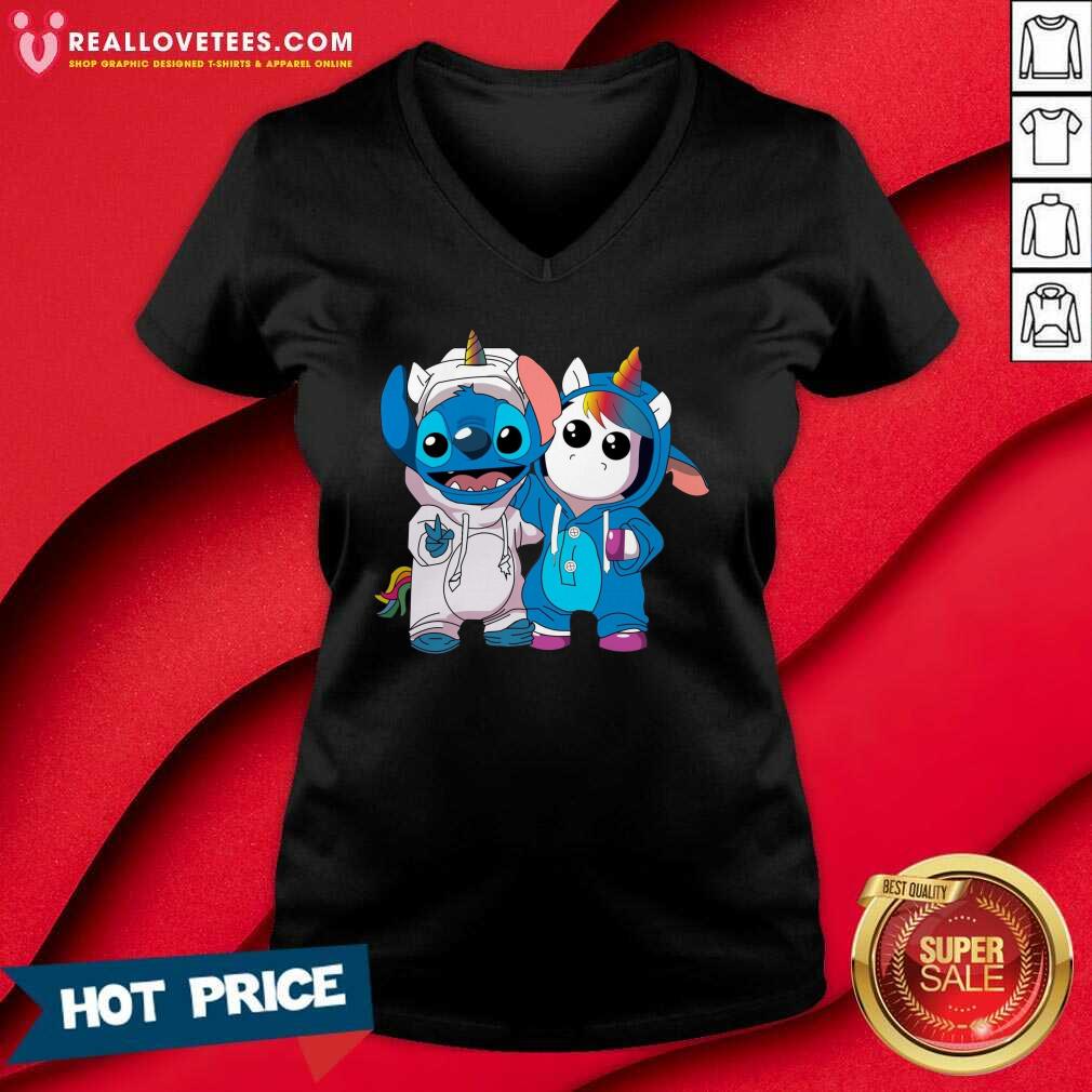 Cute Lilo And Stitch With Unicorn 2021 Shirt - Image 5