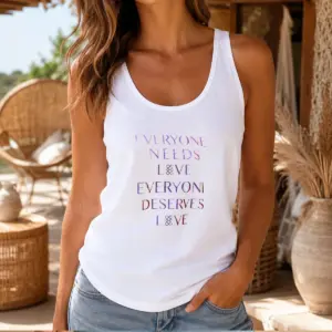 Alternative view of Pretty Everyone Needs Love Everyone Deserves Love Shirt