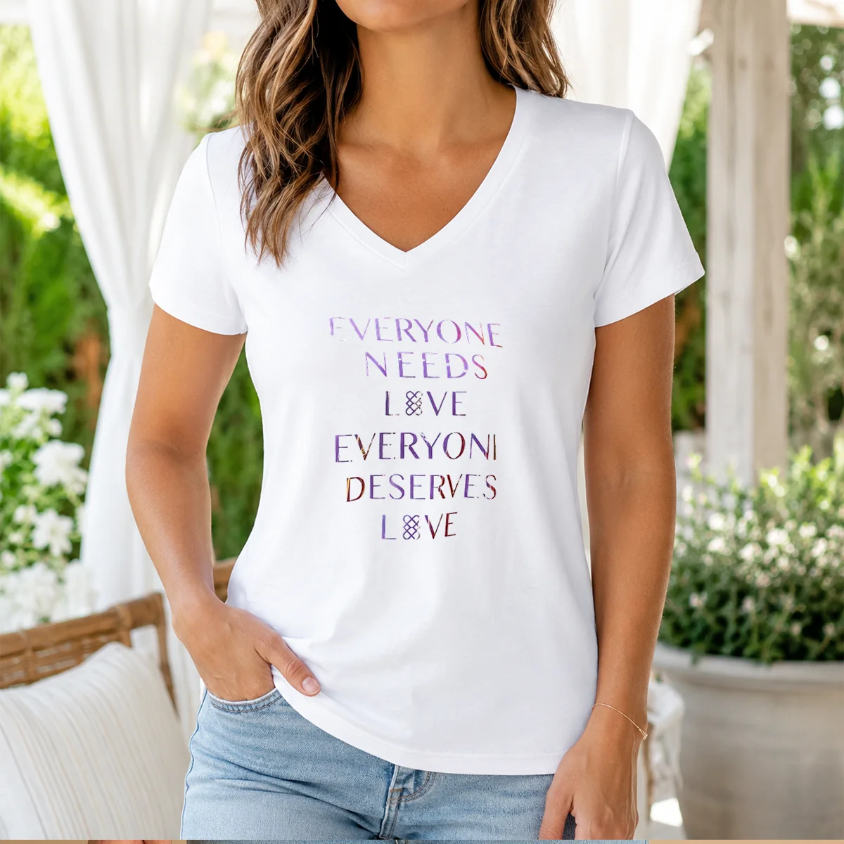 Pretty Everyone Needs Love Everyone Deserves Love Shirt