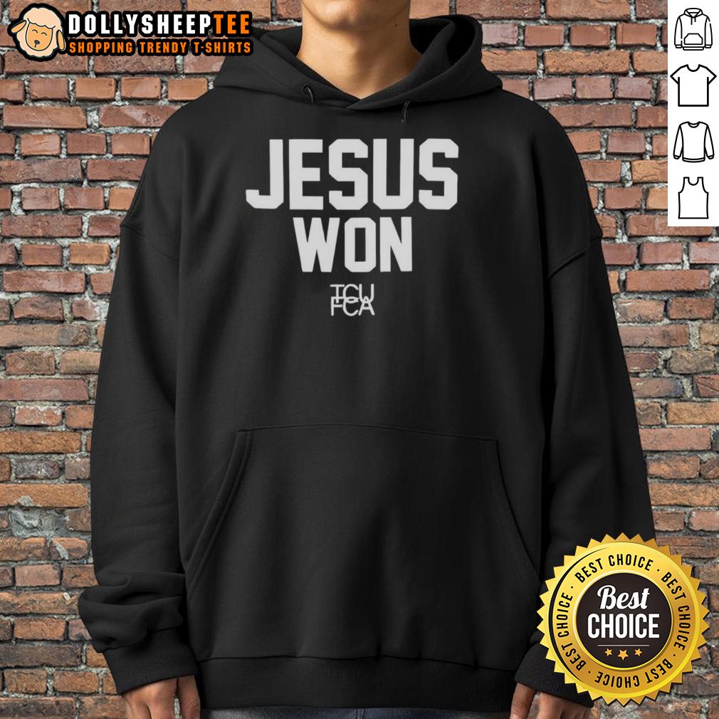 Good Jesus Won TCU Football T-Shirt - Image 2
