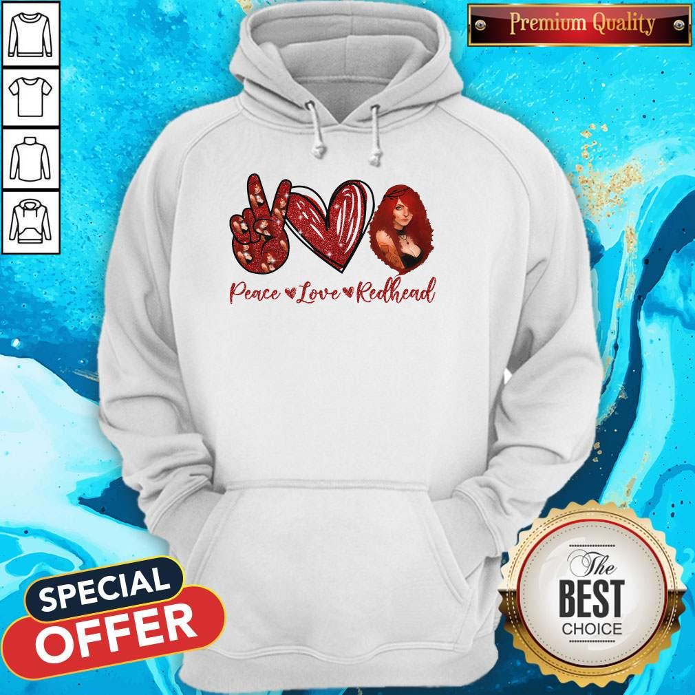 Original Peace Love Redhead Shirt - Image 5