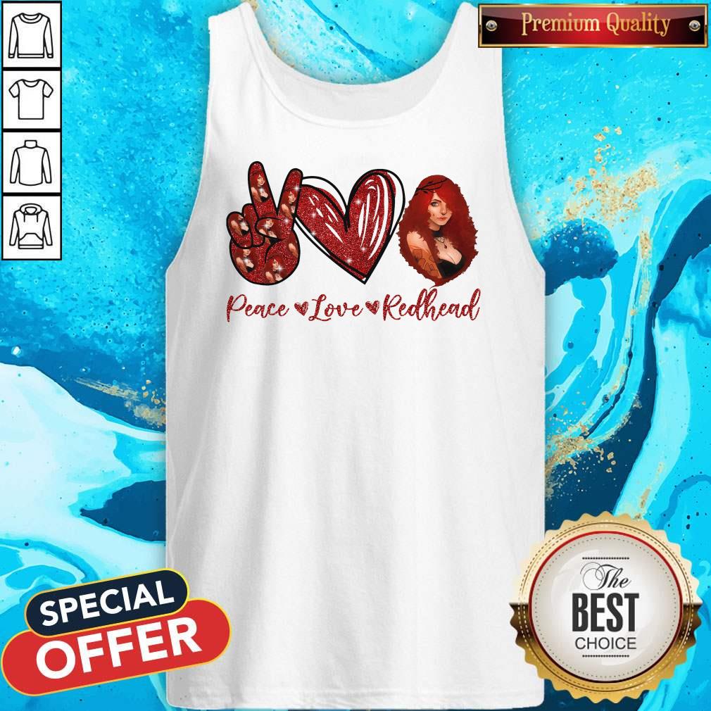 Original Peace Love Redhead Shirt - Image 3