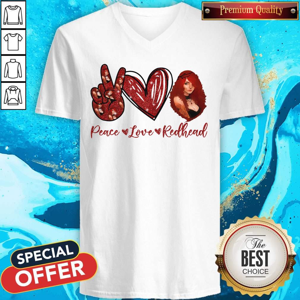 Original Peace Love Redhead Shirt - Image 2