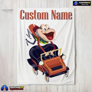 Disney Mr Toad Vintage Cartoon Blanket Fleece Customized Blanket