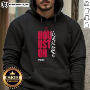 Alternative view of Nice Houston Rockets Playoff Logo T-Shirt