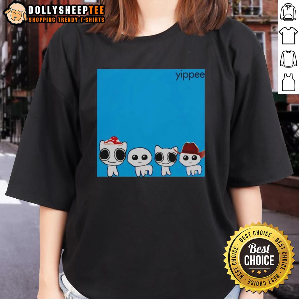Premium Yippee Blue Album Cringey T-Shirt - Image 3