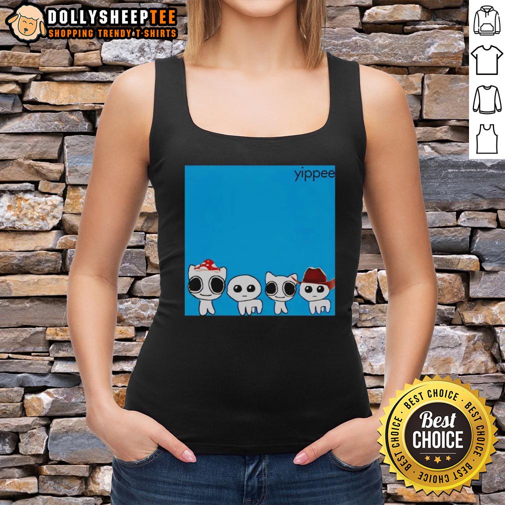 Premium Yippee Blue Album Cringey T-Shirt - Image 4