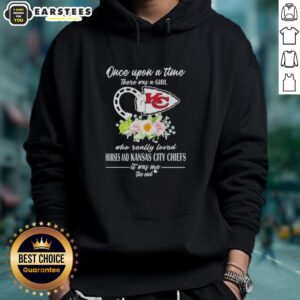 Alternative view of Official Once Upon A Time There Was A Girl Who Really Loved Horses And Kansas City Chiefs It Was Me The End T-Shirt