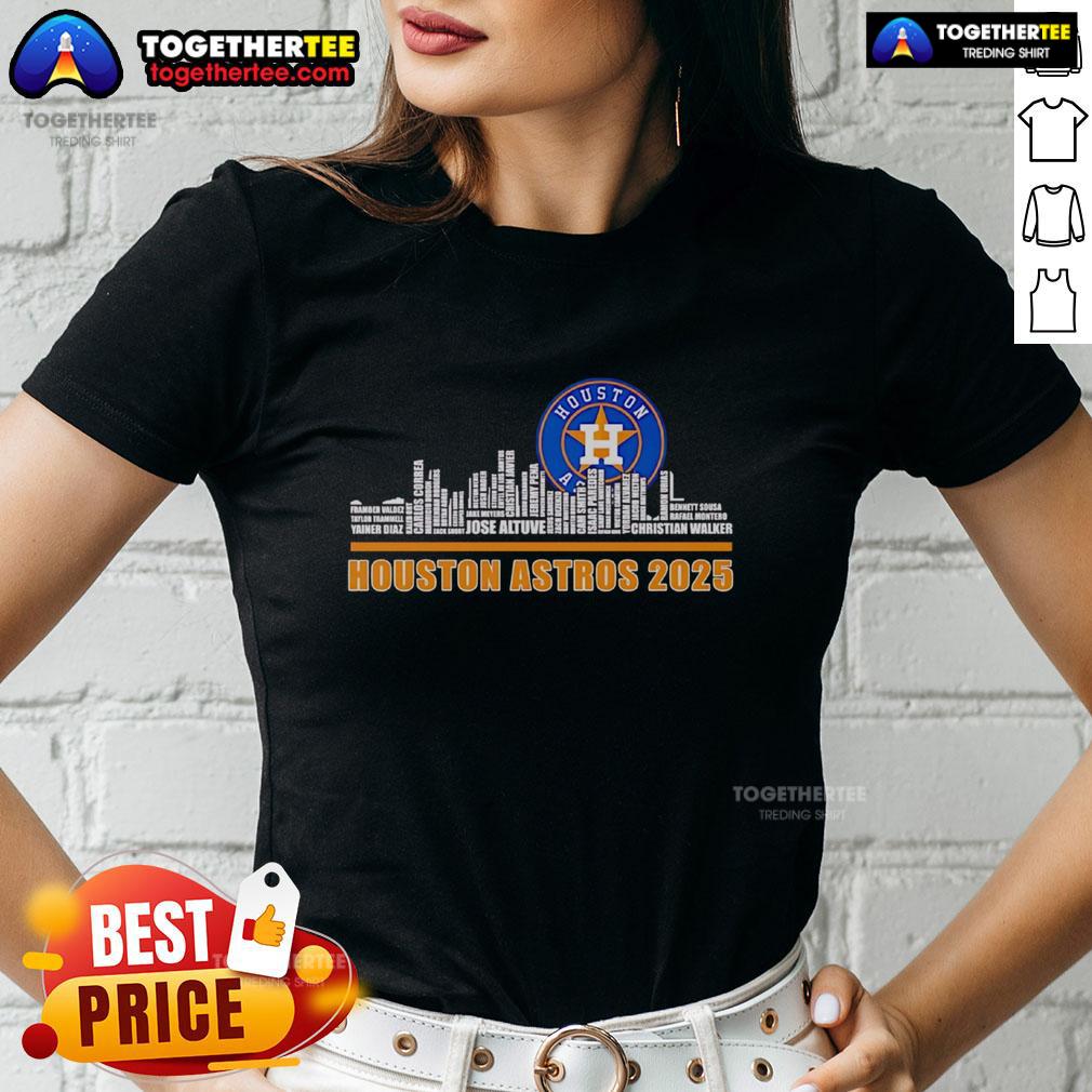 Original Skyline City Houston Astros 2025 Name T-Shirt - Image 3