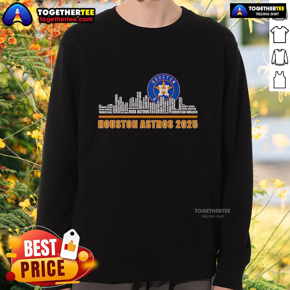 Original Skyline City Houston Astros 2025 Name T-Shirt - Image 5