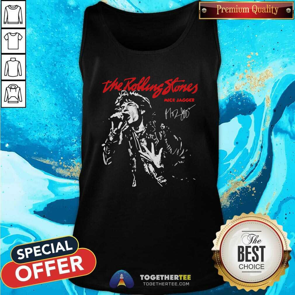 Happy The Rolling Stones Mick Jagger Signature Shirt - Image 3