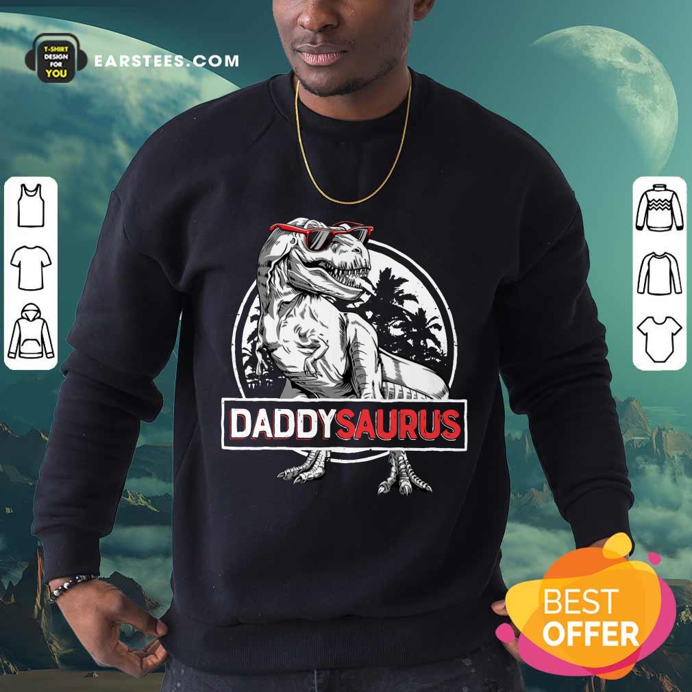 Top Daddy Saurus Father's Day Shirt - Image 3