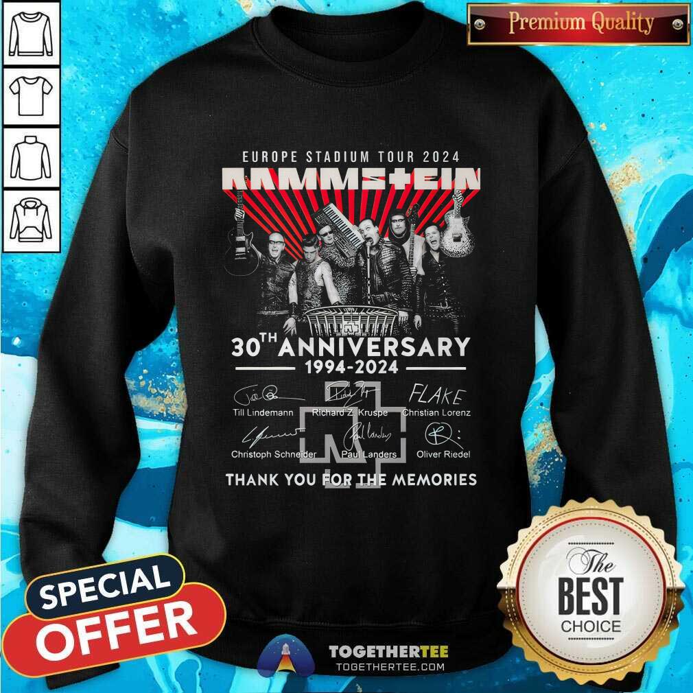 Awesome Rammstein 30th Anniversary 1994-2024 Europe Tour T-Shirt - Image 5