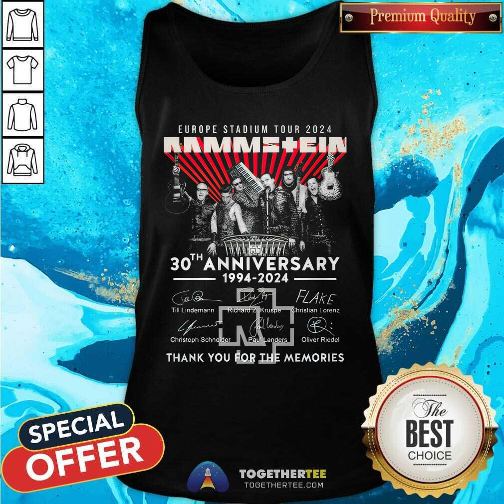 Awesome Rammstein 30th Anniversary 1994-2024 Europe Tour T-Shirt - Image 2