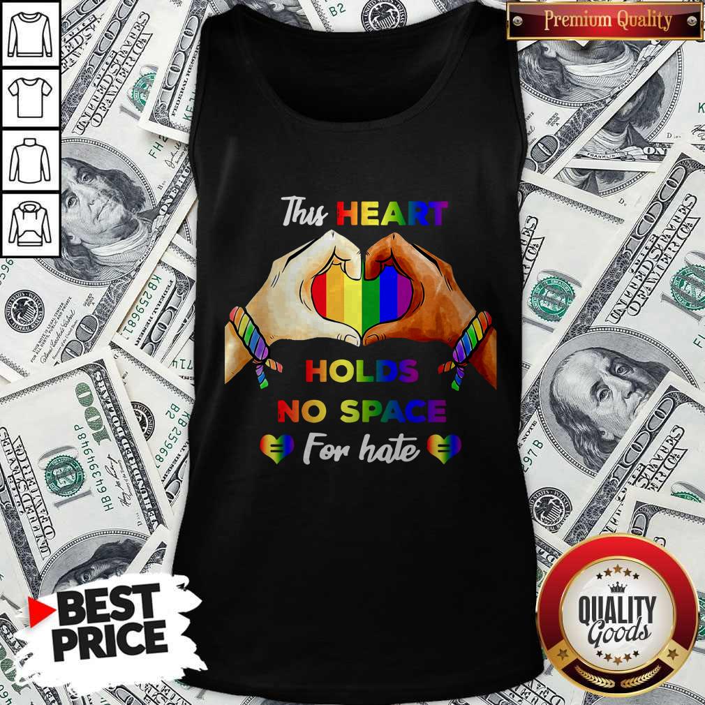 Top This Heart Holds No Space For Hate LGBT Shirt - Image 4