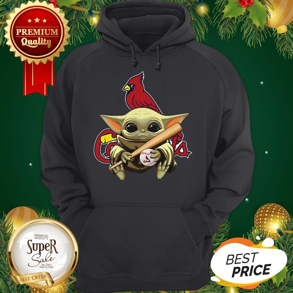 Baby Yoda St Louis Cardinals Shirt - Image 5