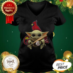 Alternative view of Baby Yoda St Louis Cardinals Shirt