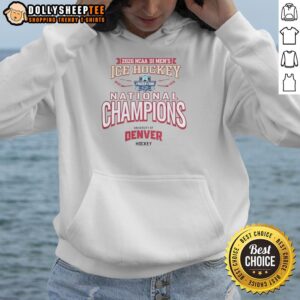 Alternative view of Official Denver Pioneers 2026 Frozen Four Champions T-Shirt