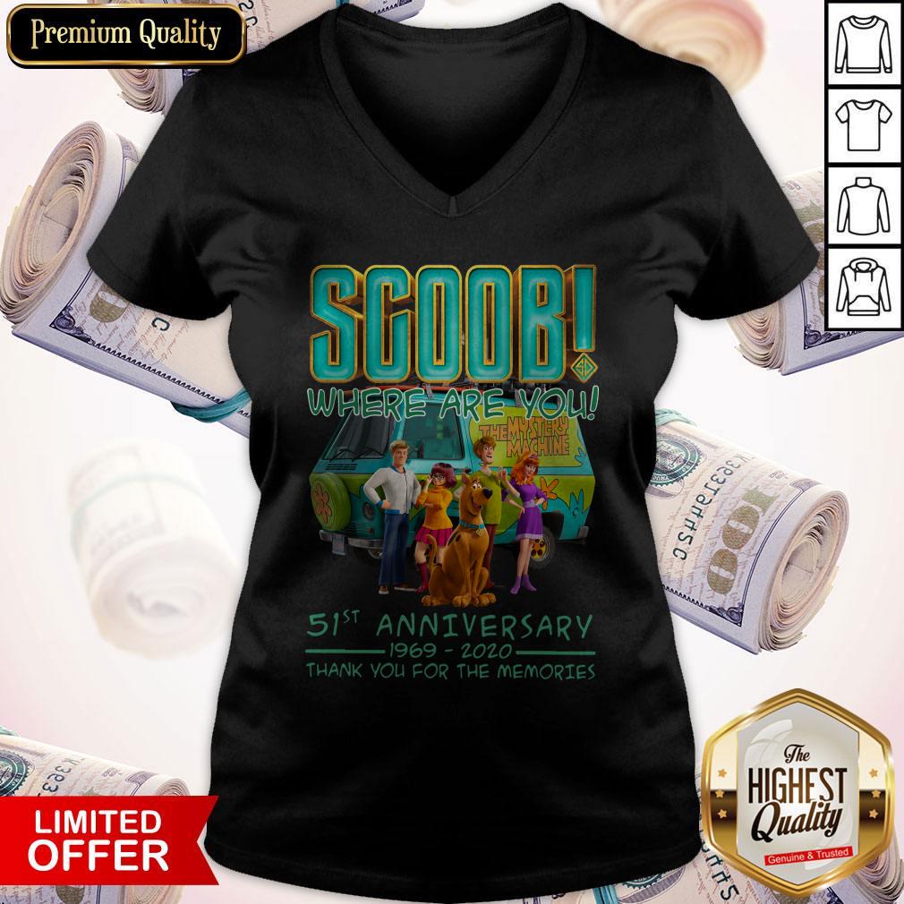 Scoob Where Are You 51st Anniversary 1969 2020 Thank You For The Memories Shirt - Image 2