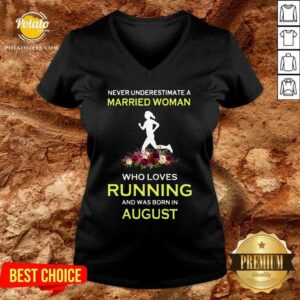 Alternative view of Married Woman Who Loves Running August Shirt