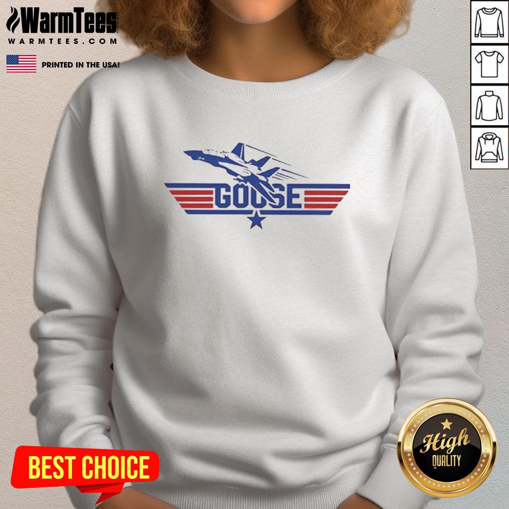 Original Top Gun Goose Fighter Plane Retro T-Shirt - Image 5
