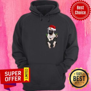 Alternative view of Awesome Santa Pug In Pocket Christmas Shirt