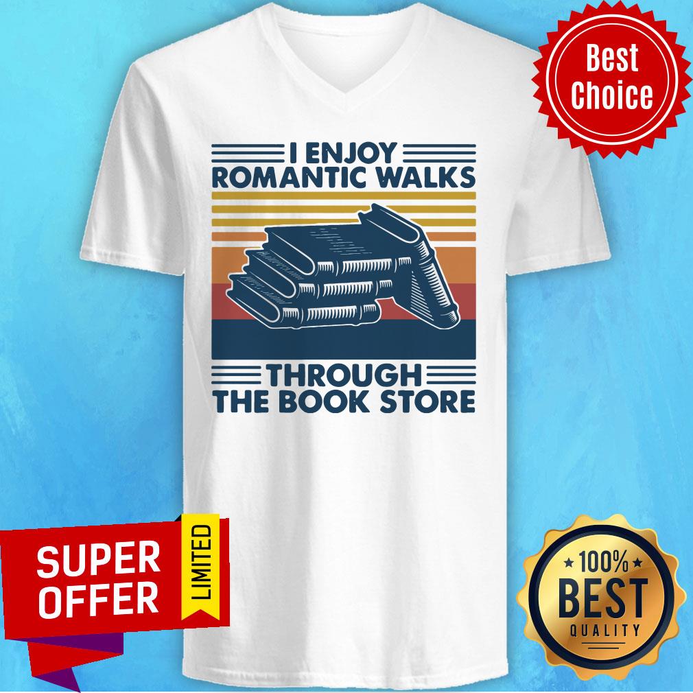 Premium BOOK I Enjoy Romantic Walks Through The Book Store Shirt - Image 2