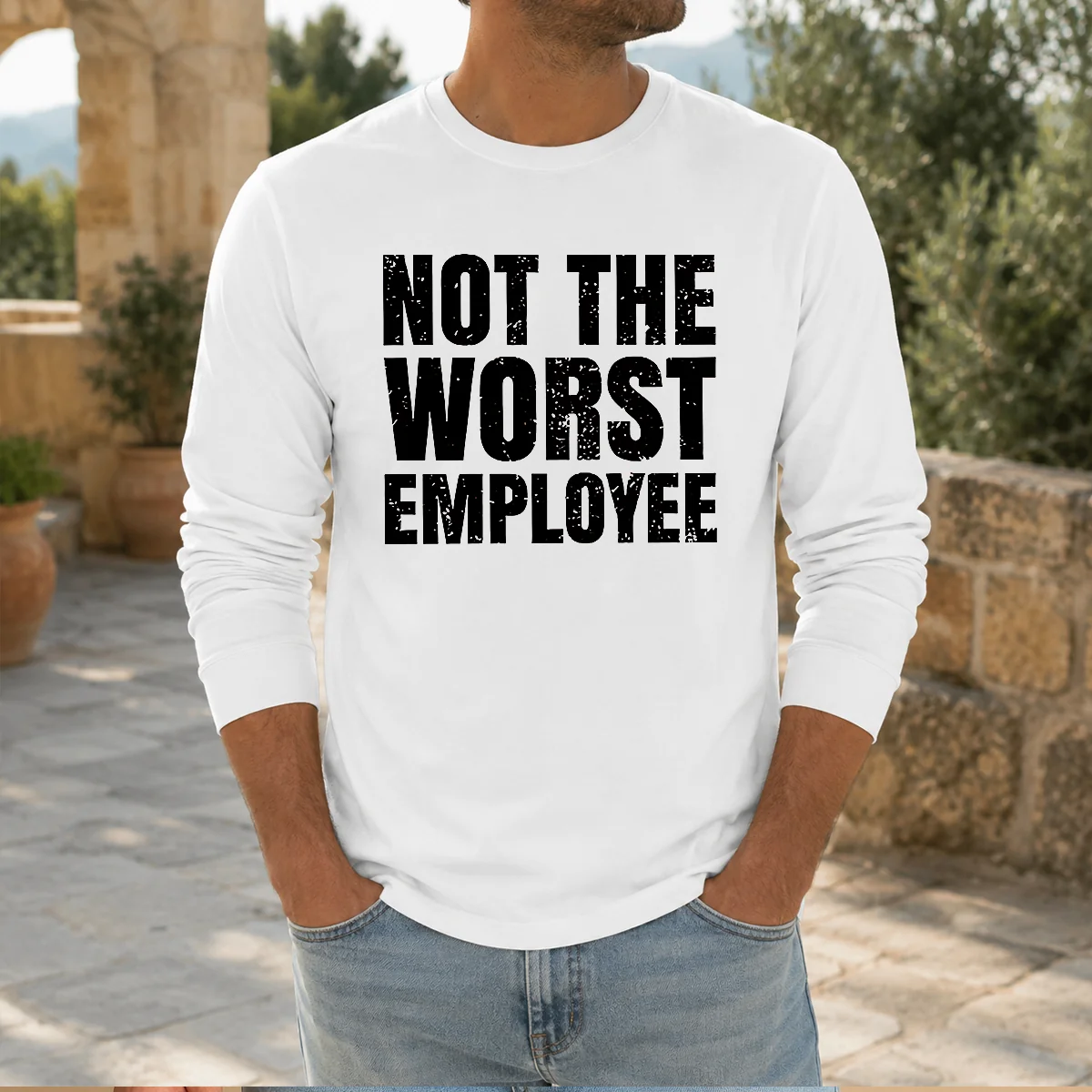 Pretty Not The Worst Employee Geek Shirt - Image 7