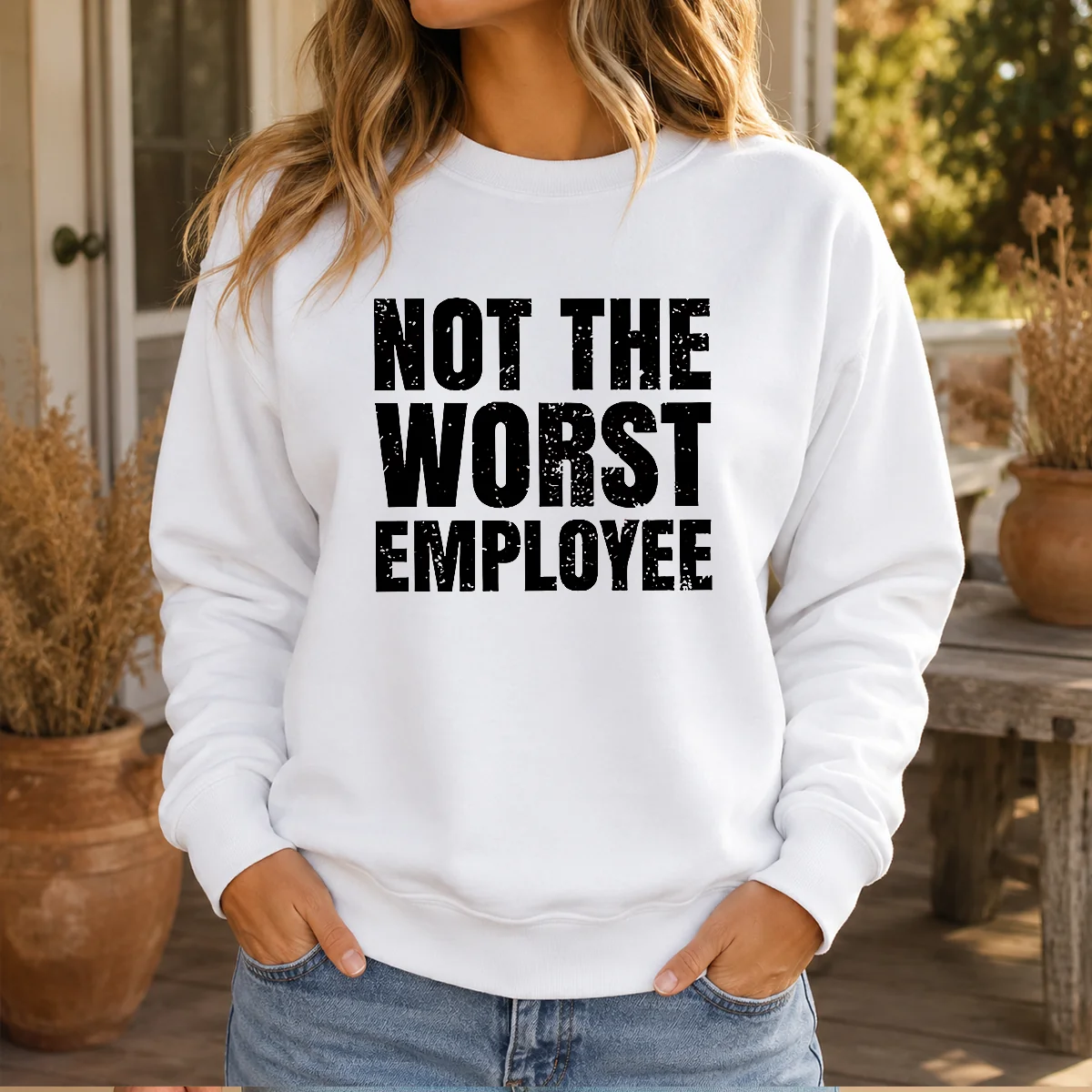 Pretty Not The Worst Employee Geek Shirt - Image 6