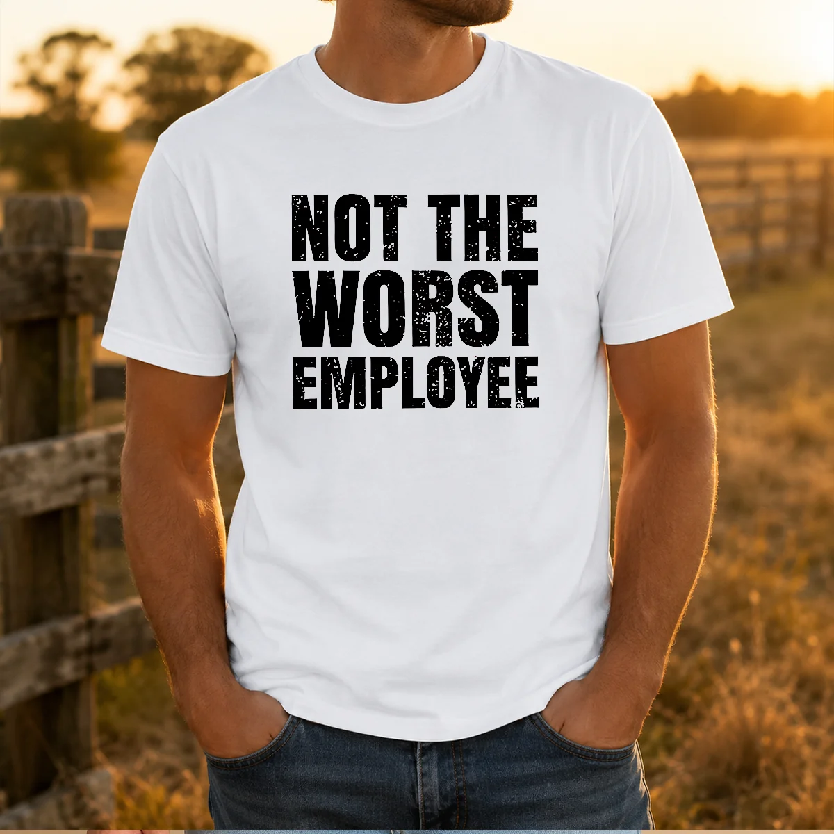 Pretty Not The Worst Employee Geek Shirt