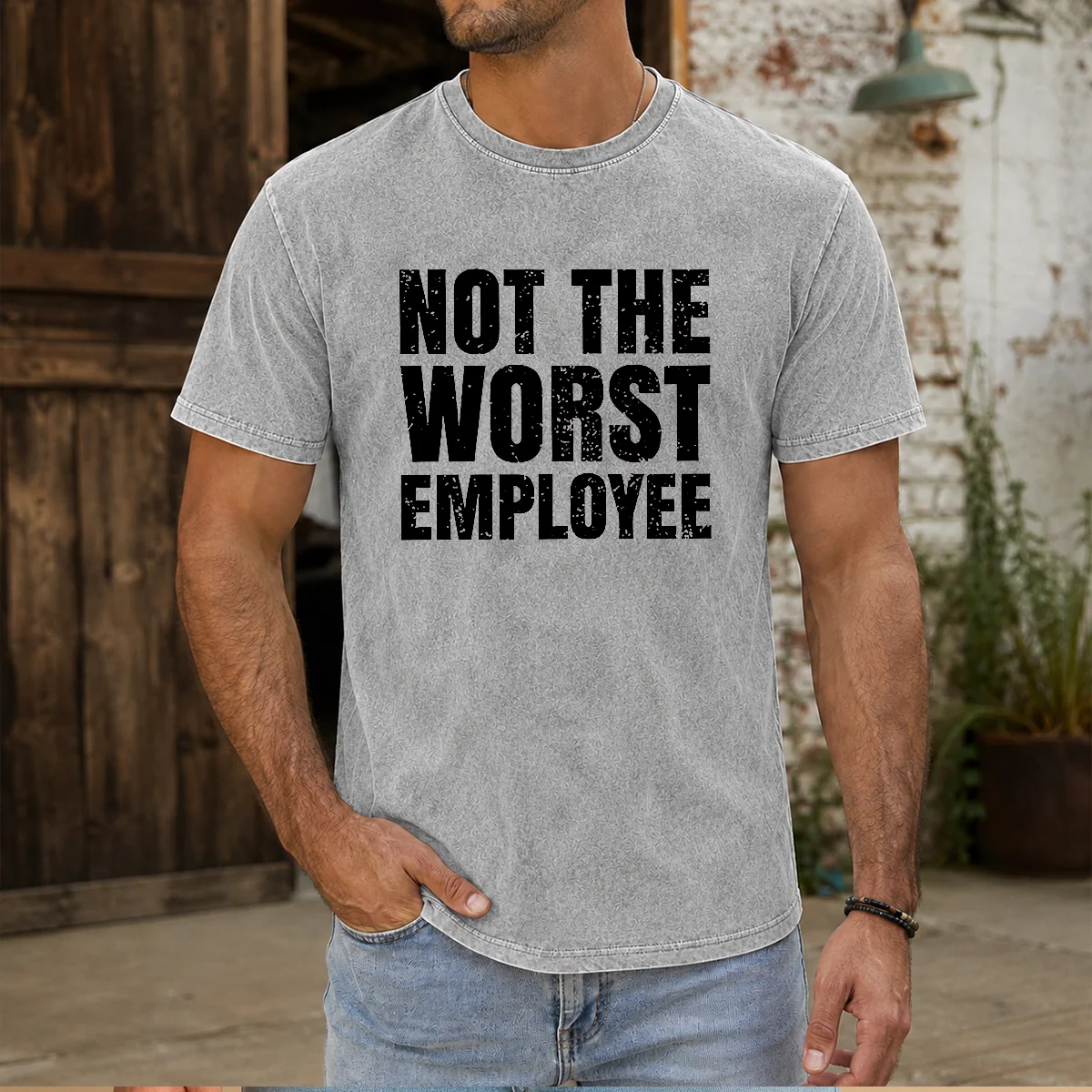 Pretty Not The Worst Employee Geek Shirt - Image 9