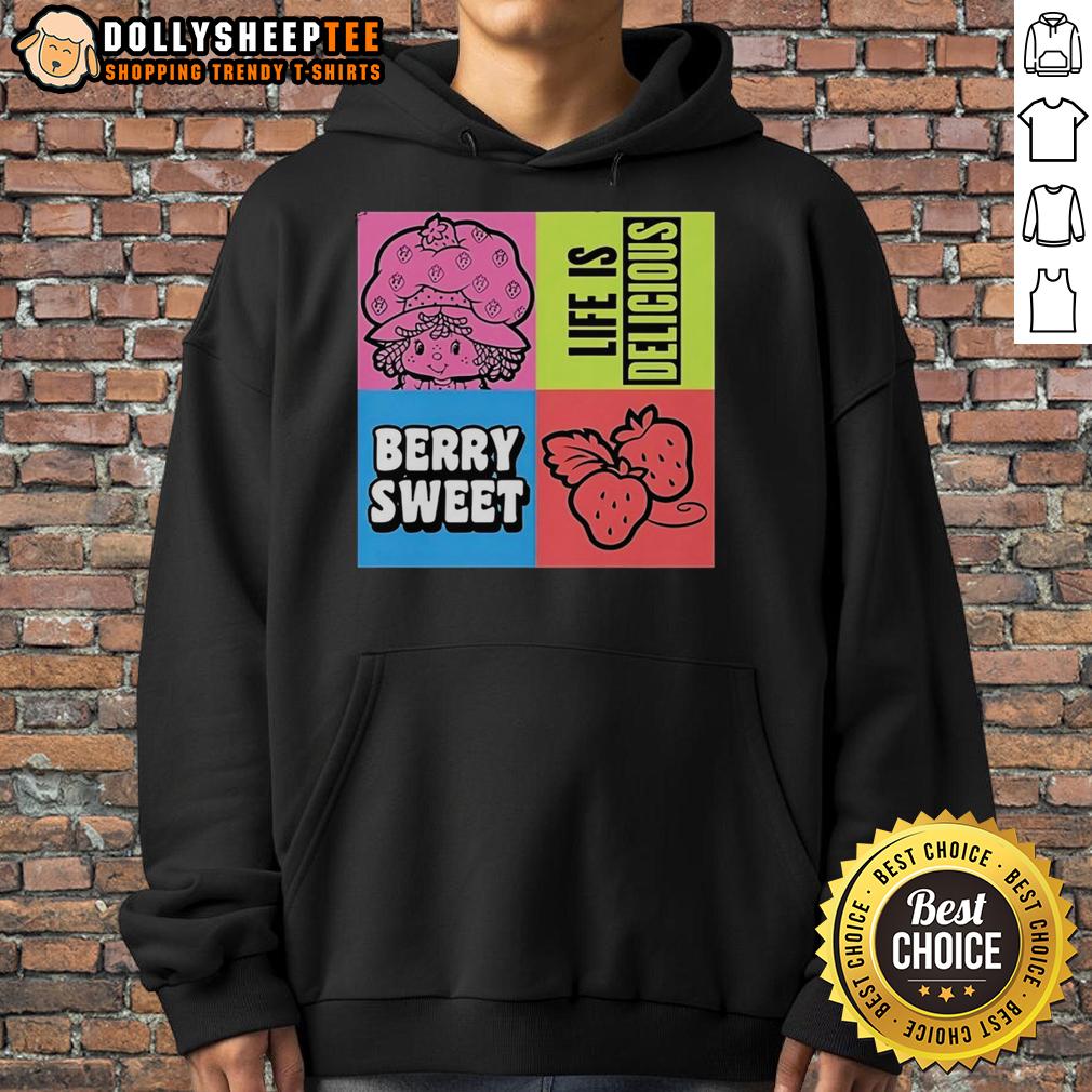 Cute Life Is Delicious Berry Sweet T-Shirt - Image 2