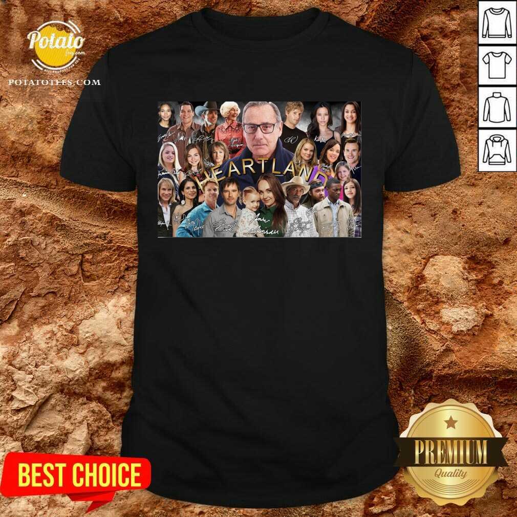 Nice Heartland Friends Tv Show 2021 Signatures Shirt