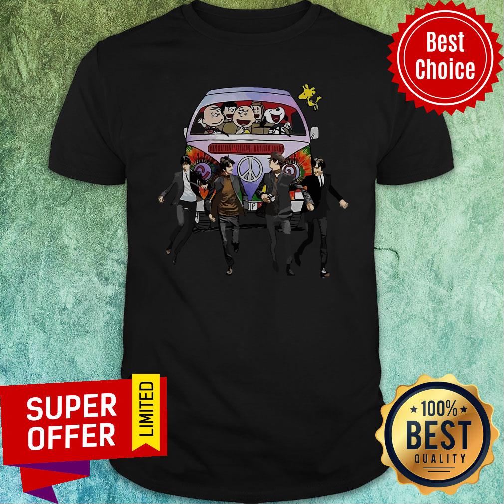 Awesome Hippie The The Peanuts And The Beatle Shirt