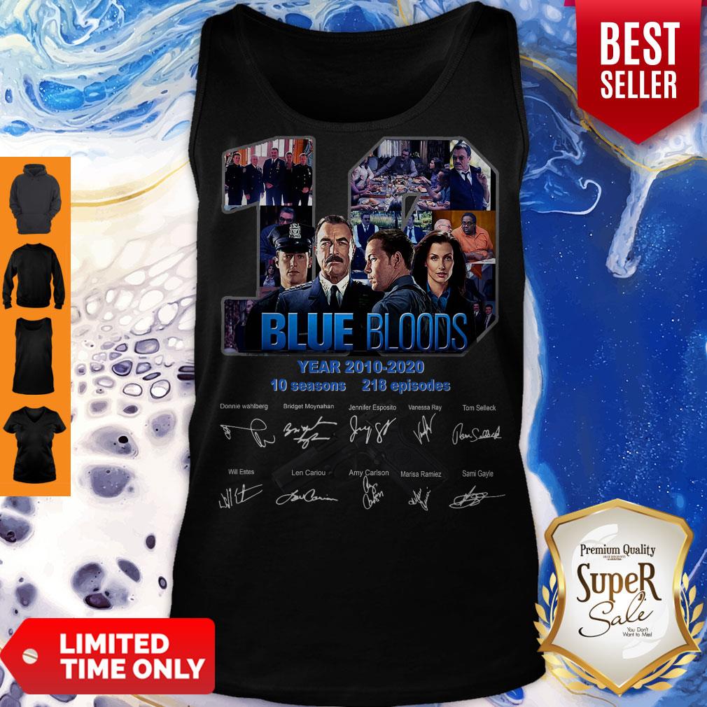 19 Blue Bloods Years 2010 2020 10 Seasons 218 Episodes Signature Shirt - Image 3